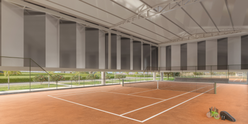Quadra de Tênis Coberta